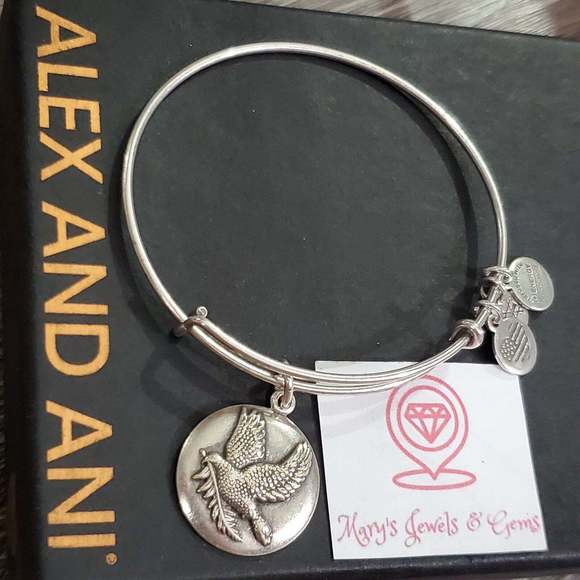 Alex and Ani | Jewelry | Alex And Ani Sacred Dove Charm Bracelet | Poshmark